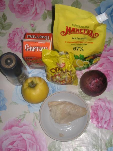 Шаг 1 приготовления Айва фаршированная
