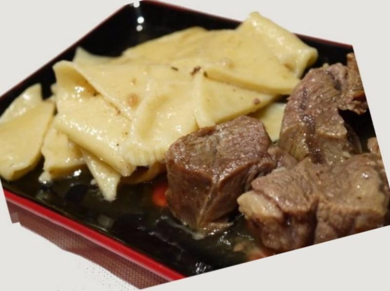 Обложка рецепта Баранина с клецками по-казахски