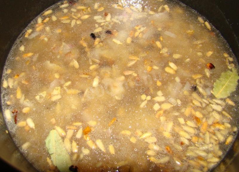 Шаг 8 приготовления Рис с изюмом