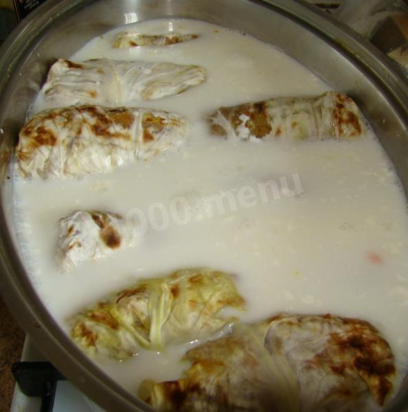 Шаг 9 приготовления Голубцы по-турецки