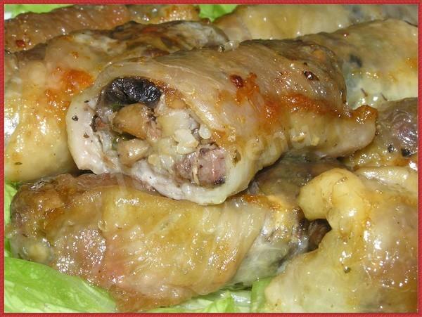 Обложка рецепта Фаршированные куриные шейки