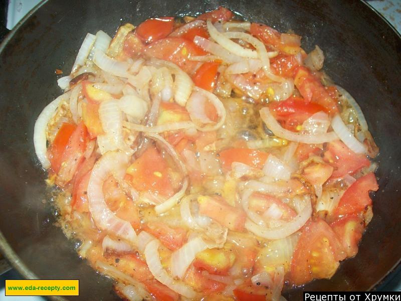 Шаг 5 приготовления Тушеный говяжий язык с овощами