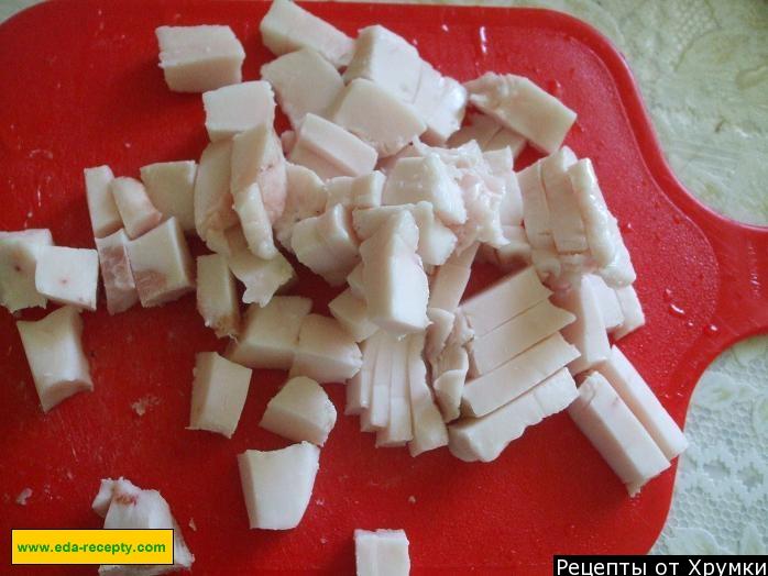 Шаг 2 приготовления Шавля с мясом