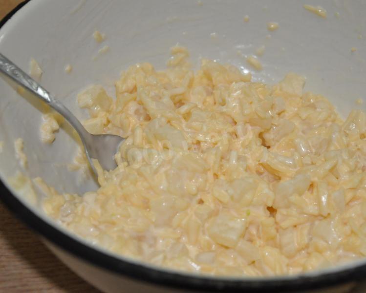 Шаг 4 приготовления Грудка с ананасами
