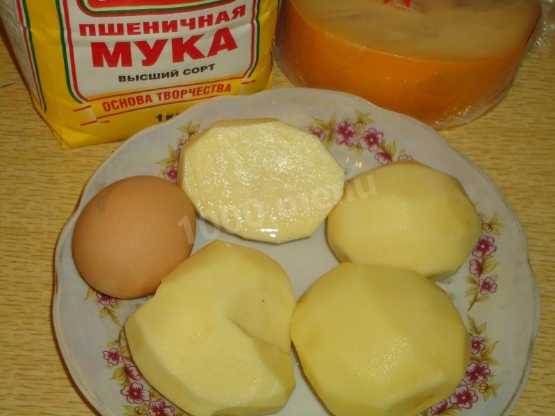 Шаг 1 приготовления Картофельные котлеты с твердым сыром в духовке