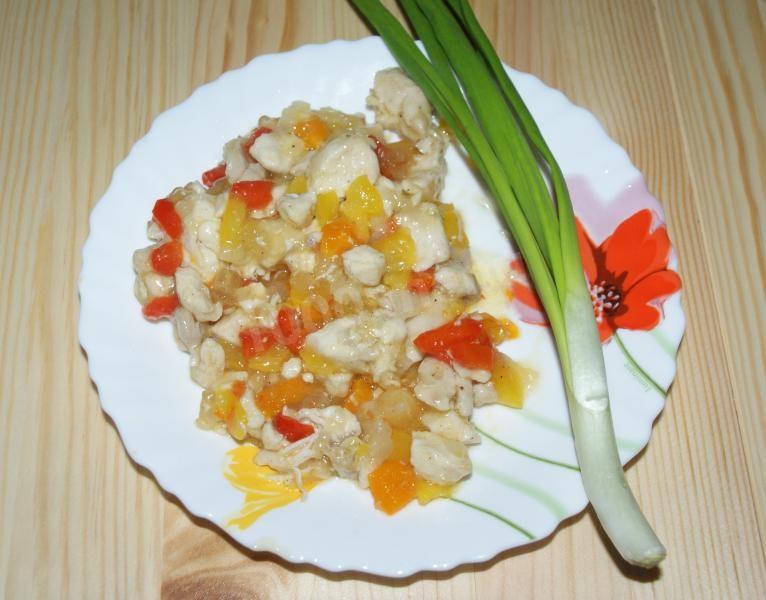 Обложка рецепта Гуляш из куриных грудок