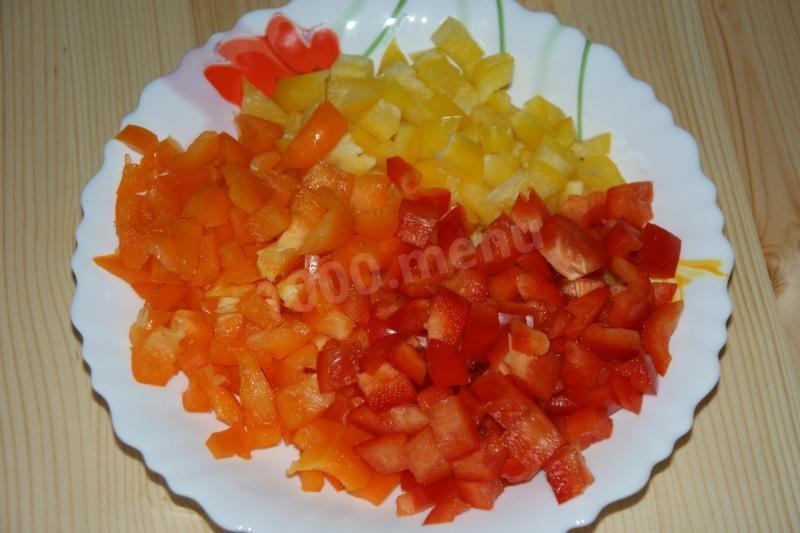 Шаг 3 приготовления Гуляш из куриных грудок