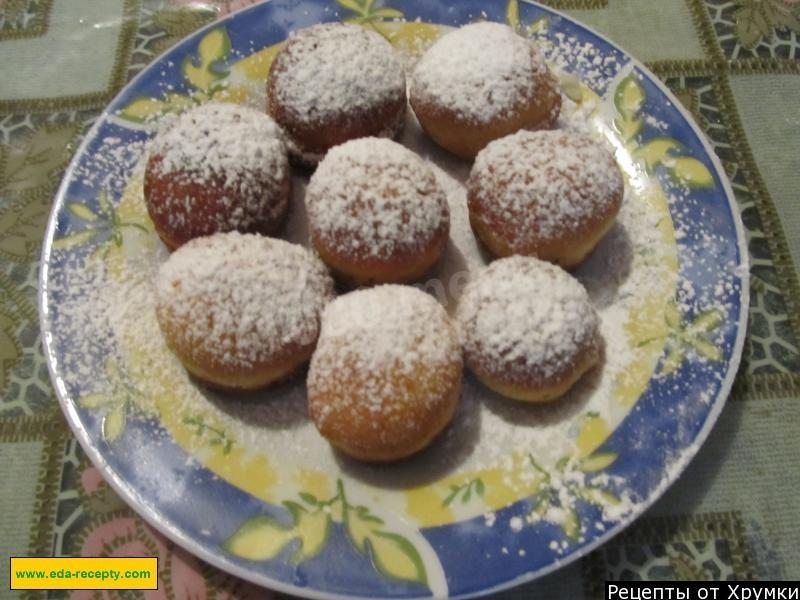 Шаг 6 приготовления Английские пончики с сахарной пудрой