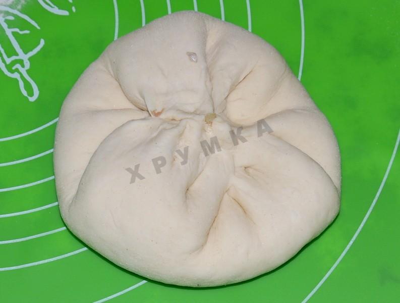 Шаг 10 приготовления Хачапури с мясом