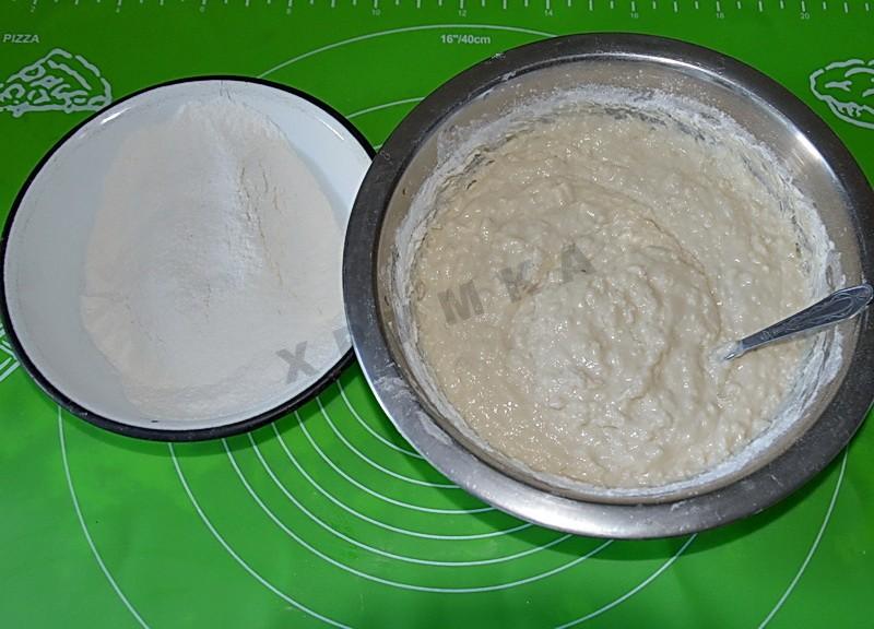 Шаг 4 приготовления Хачапури с мясом