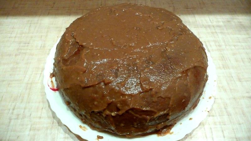Шаг 13 приготовления Бисквит шоколадный в мультиварке