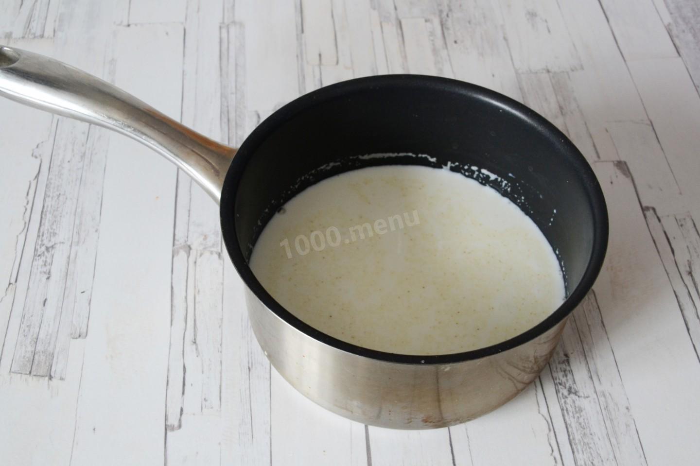 Шаг 2 приготовления Клубничный мусс на манной крупе без желатина