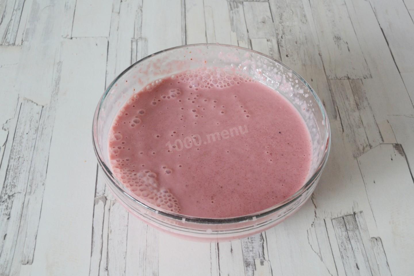 Шаг 9 приготовления Клубничный мусс на манной крупе без желатина
