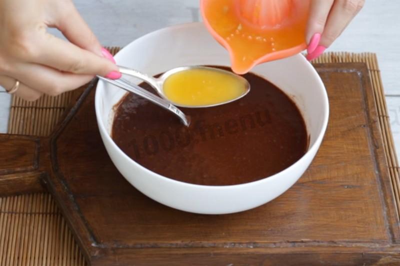 Шаг 12 приготовления Шоколадный флан