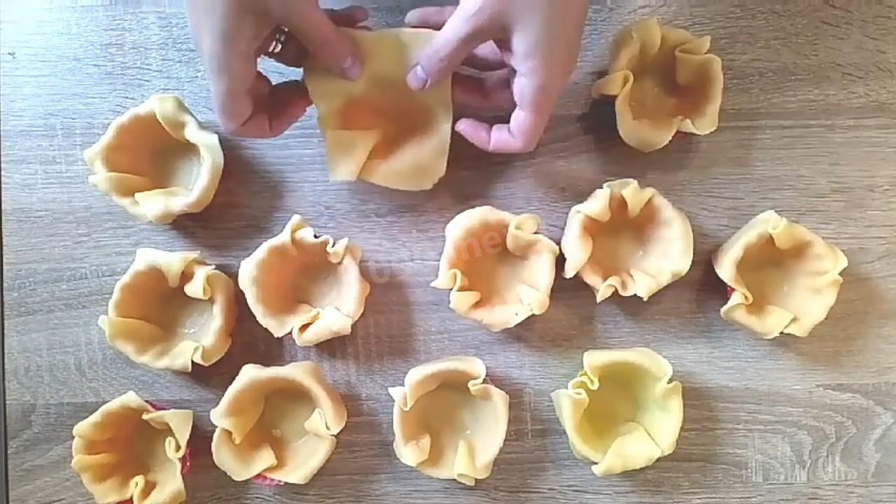 Шаг 11 приготовления Итальянские пирожные соффиони, лимонный крем с рикоттой