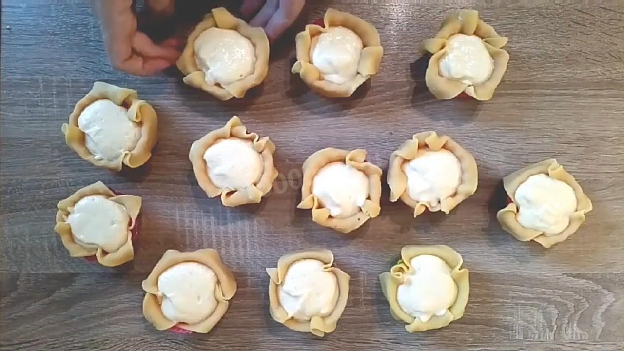 Шаг 12 приготовления Итальянские пирожные соффиони, лимонный крем с рикоттой