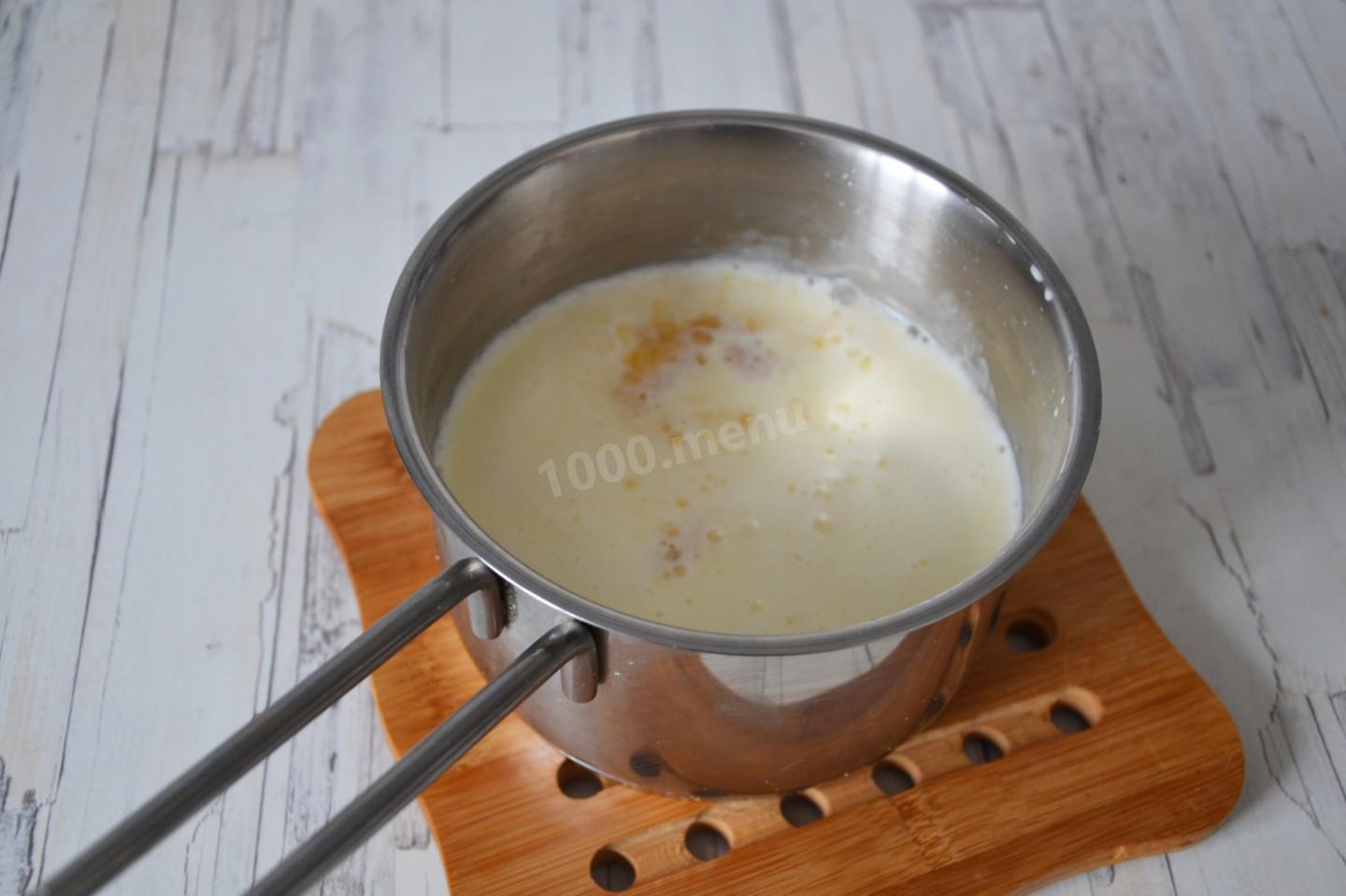 Шаг 4 приготовления Шоколадная панакота