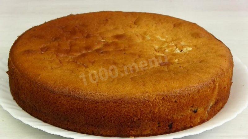 Шаг 10 приготовления Пирог вишня в шоколаде