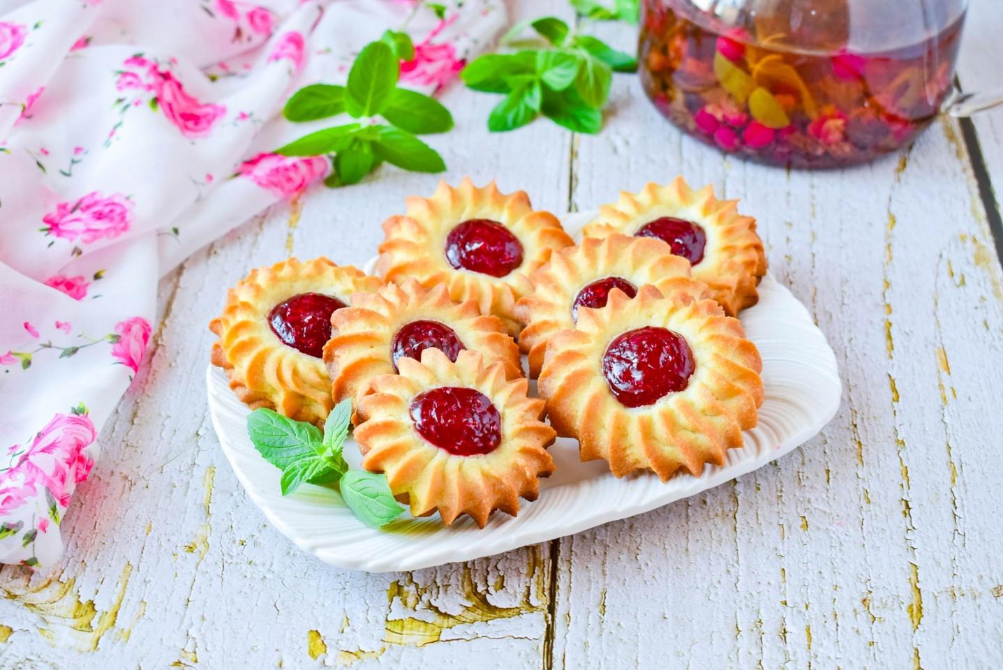 Обложка рецепта Печенье Курабье бакинское