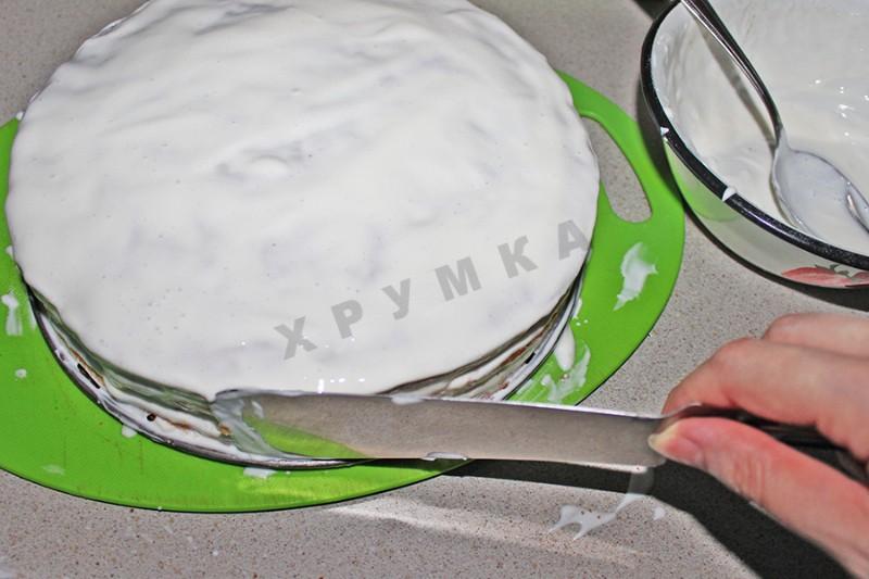 Шаг 10 приготовления Торт Анечка