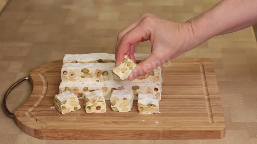 Шаг 12 приготовления Torrone ( торроне ) - итальянская нуга
