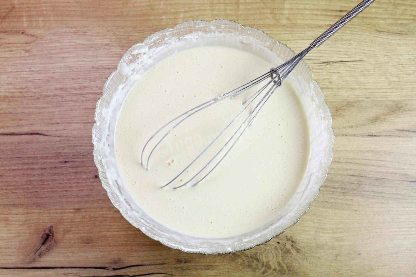 Шаг 4 приготовления Блины с мясом или ленивые чебуреки