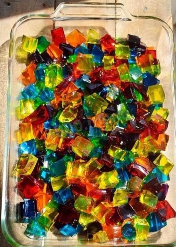 Шаг 2 приготовления Желе Самоцветы