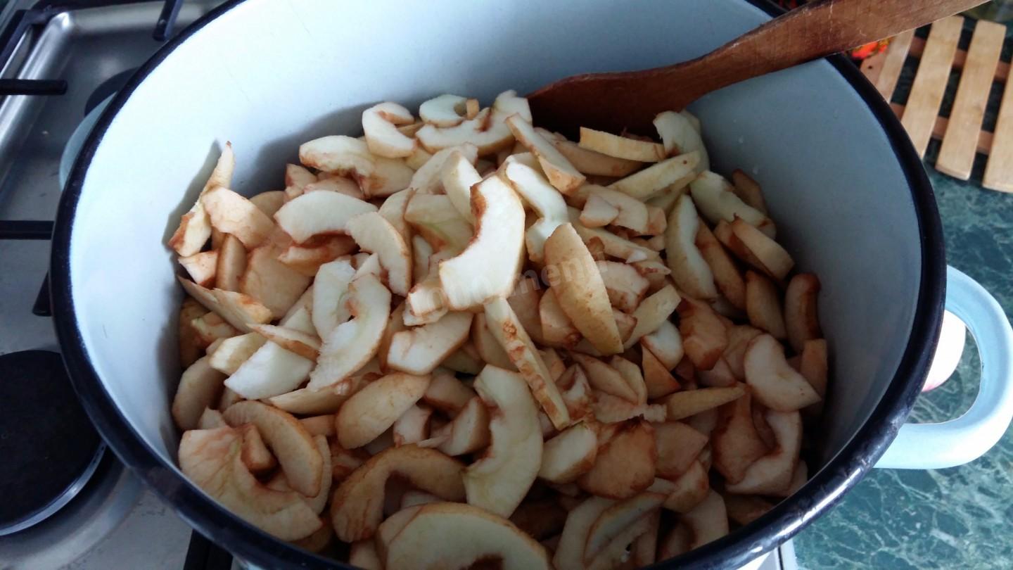 Шаг 1 приготовления Пюре из яблок Неженка
