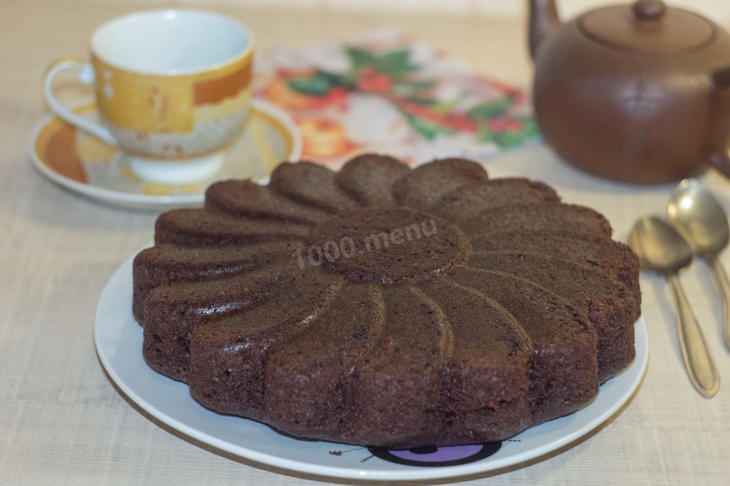 Шаг 10 приготовления Сумасшедший пирог crazy cake без яиц