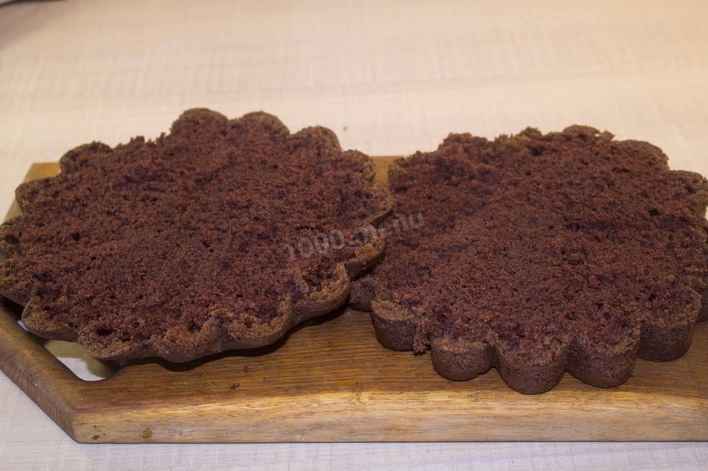 Шаг 14 приготовления Сумасшедший пирог crazy cake без яиц