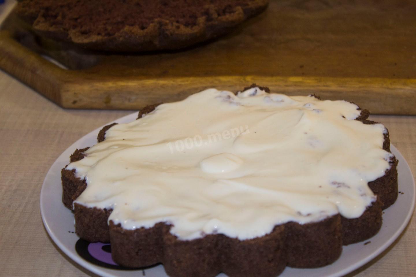 Шаг 16 приготовления Сумасшедший пирог crazy cake без яиц