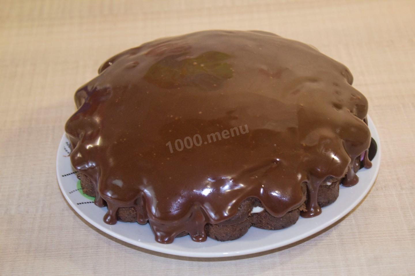 Шаг 18 приготовления Сумасшедший пирог crazy cake без яиц