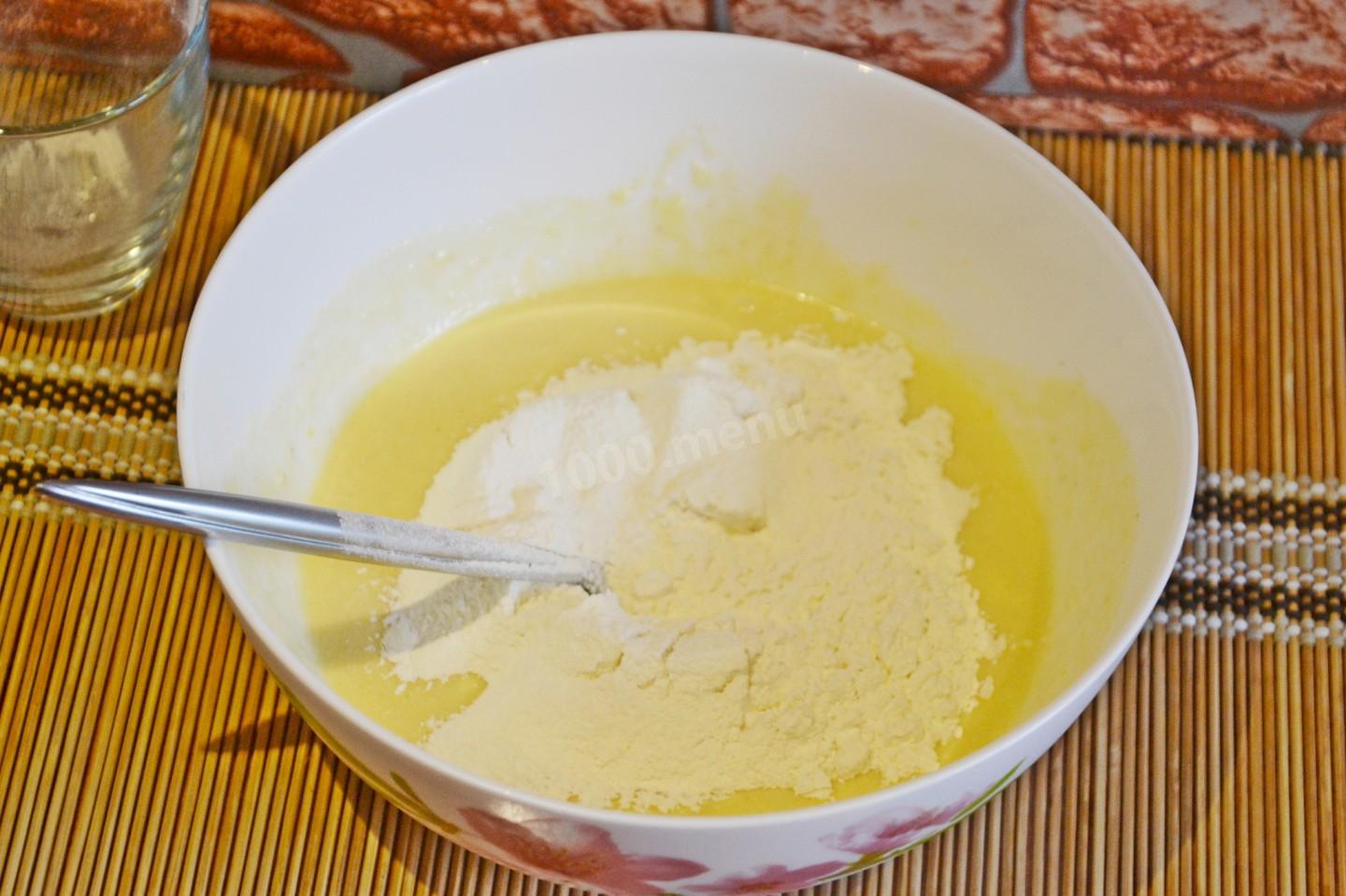 Шаг 5 приготовления Манник в микроволновке на кефире быстро и вкусно