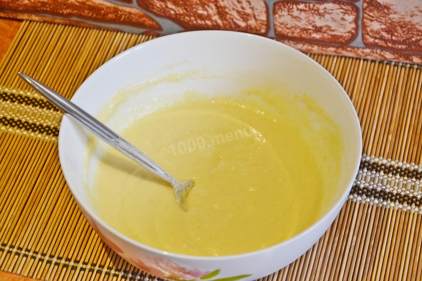 Шаг 6 приготовления Манник в микроволновке на кефире быстро и вкусно