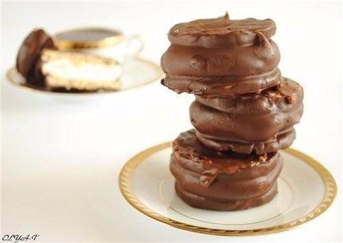 Обложка рецепта Пирожное а-ля Choco-Pie