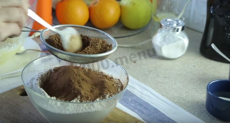 Шаг 2 приготовления Шоколадное печенье Орео