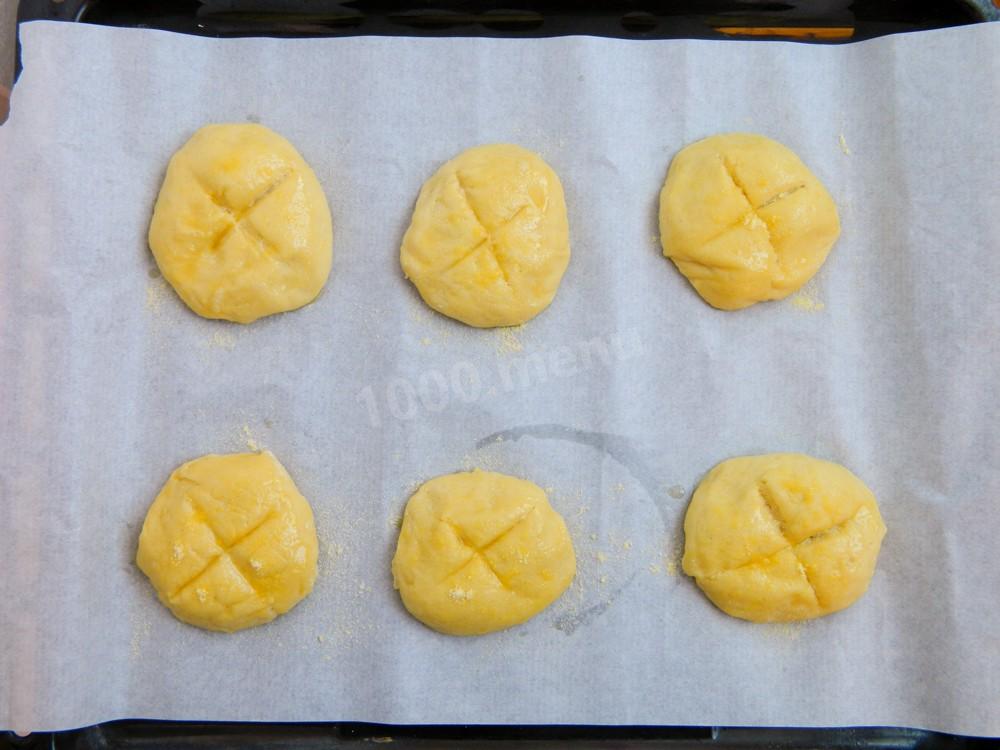 Шаг 15 приготовления Булочки из кукурузной муки