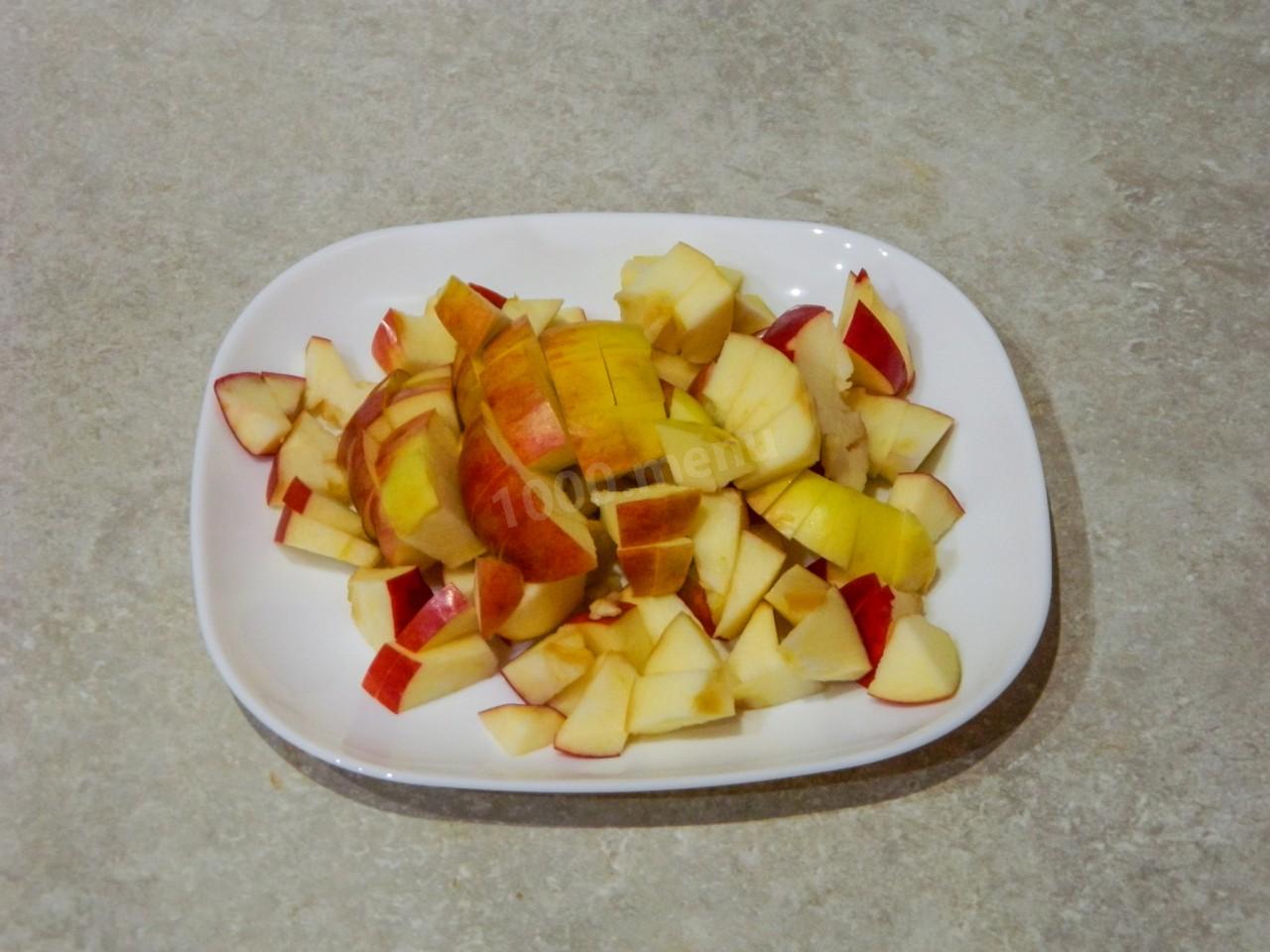 Шаг 2 приготовления Маффины с яблоками Кексы Шарлотка