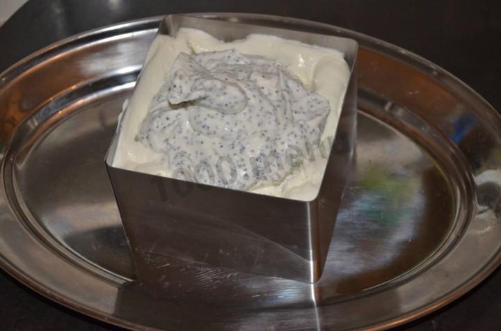 Шаг 7 приготовления Творожная пасха с маком без яиц