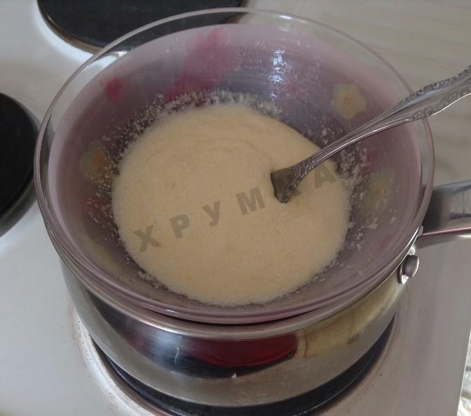 Шаг 4 приготовления Шоколадный крем мусс