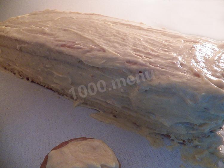 Шаг 16 приготовления Славянка торт