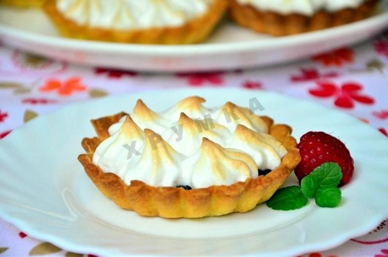 Обложка рецепта Песочные корзинки с джемом
