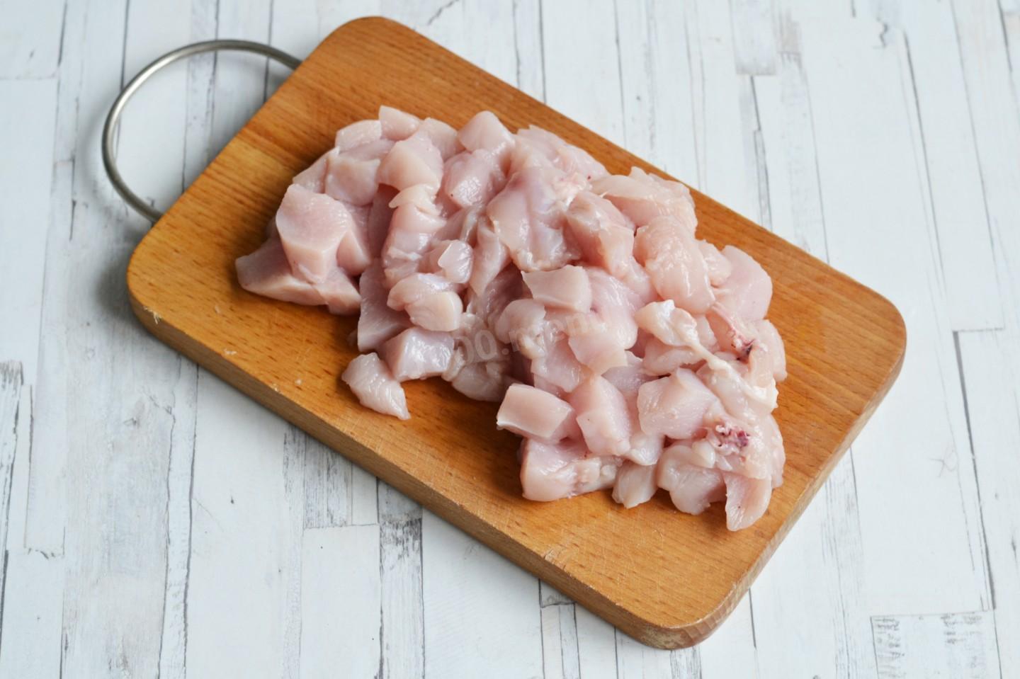 Шаг 9 приготовления Пирог с курицей и картошкой из дрожжевого теста
