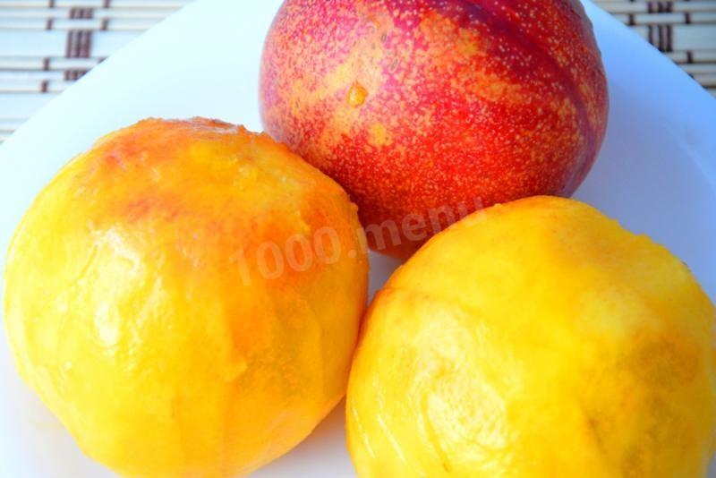 Шаг 2 приготовления Конфитюр из нектринов