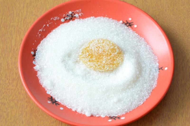 Шаг 6 приготовления Имбирь в сахаре
