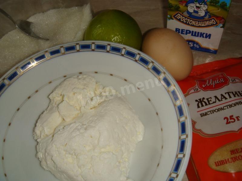 Шаг 1 приготовления Лаймовый мусс