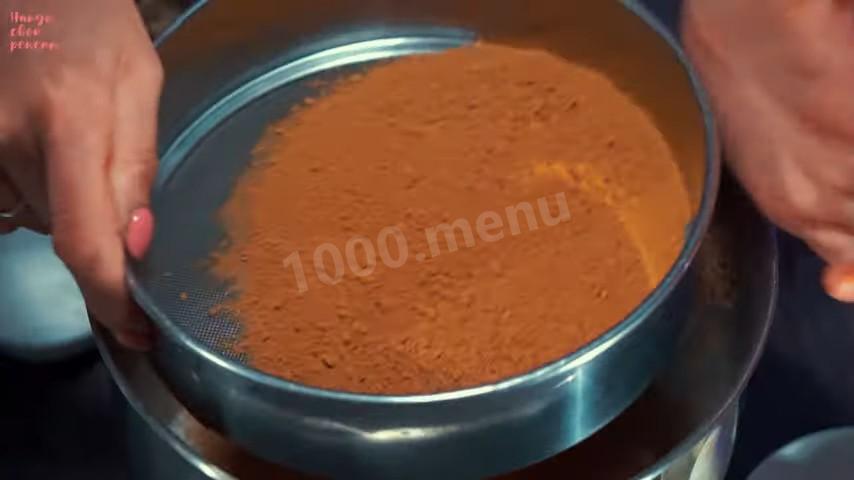 Шаг 5 приготовления Песочное шоколадное печенье по-домашнему