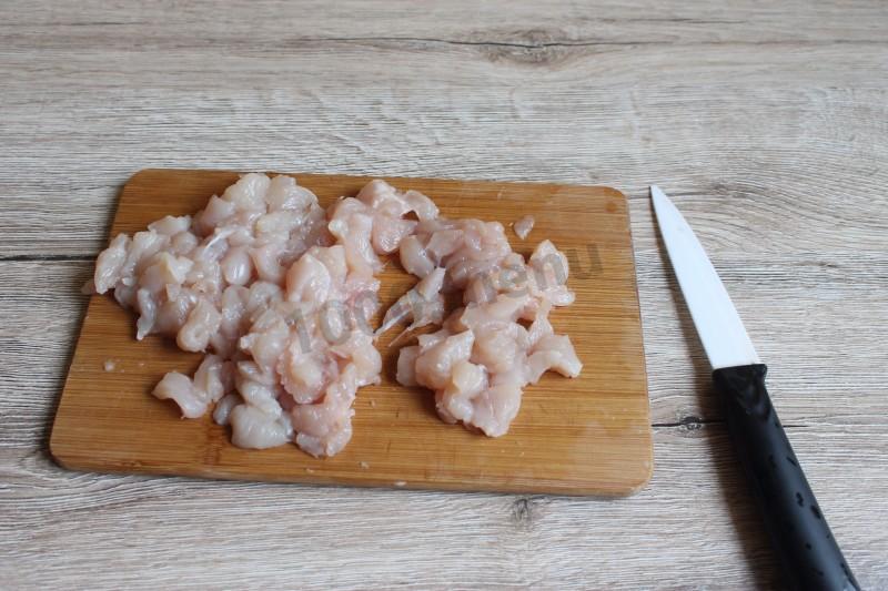 Шаг 4 приготовления Пирожки с курицей и картошкой в духовке