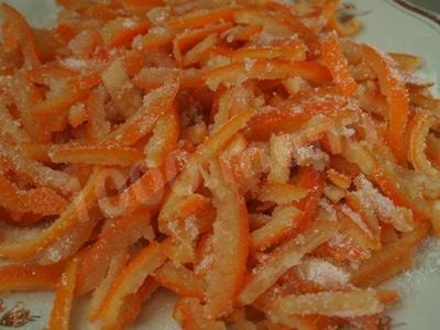 Шаг 5 приготовления Цукаты из мандарин (мандариновой кожуры)