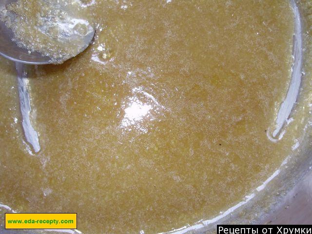 Шаг 4 приготовления Медовые козинаки из грецких орехов